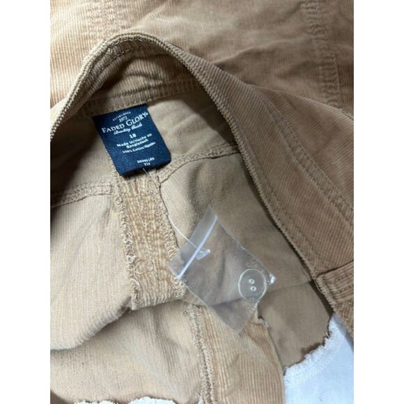 Sz 18 - Faded Glory Corduroy Skirt -Brown -Light or Dark Academia - Picture 3 of 6
